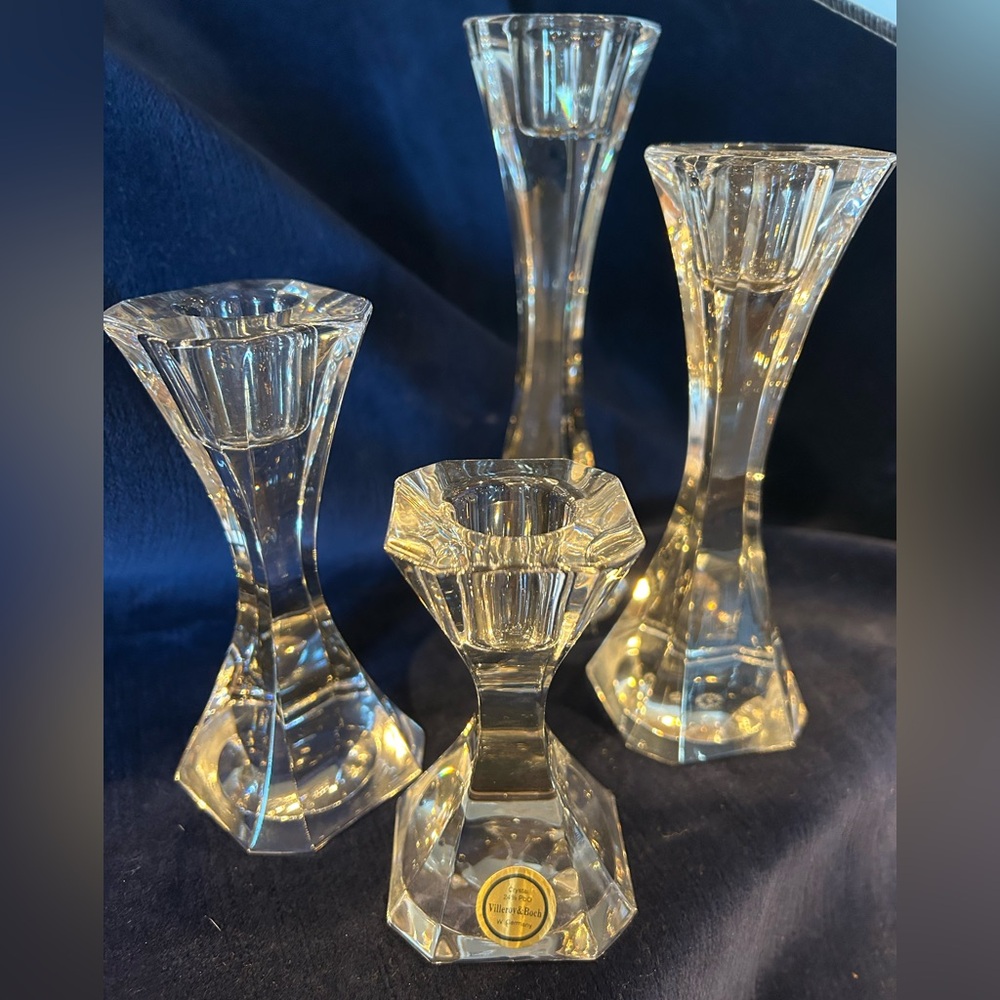 Villeroy & Boch Crystal Candlesticks